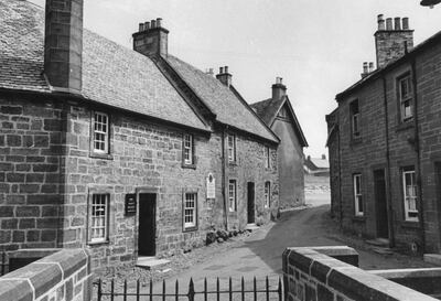 The cottage in Dumfries, Scotland, where he died in 1796. Getty