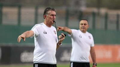 Edgardo Bauza was manager of the UAE national team for just four months. Chris Whiteoak / The National