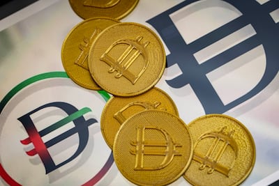 The Digital Dirham was launched last year. Antonie Robertson / The National