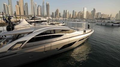 Dubai's boat show runs from February 28 to March 3 at Dubai Harbour. AFP