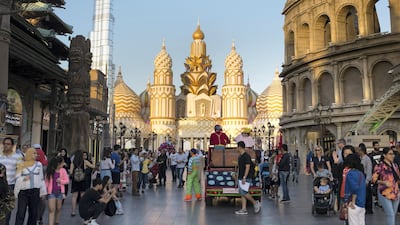 Global Village is one of Dubai's most popular family attractions. Reem Mohammed / The National