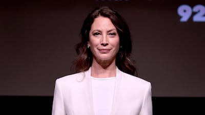 Former fashion supermodel Christy Turlington Burns, in New York City, on April 07, 2022. Getty Images / AFP