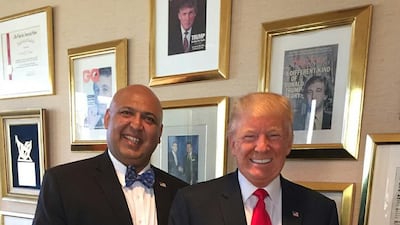 Pakistan-born Sajid Tarar, 56, a staunch Trump supporter, says the Republican candidate's proposed ban on Muslims was misunderstood. Courtesy Sajid Tarar