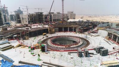 Dubai Expo 2020 under construction. Courtsey Dubai Expo