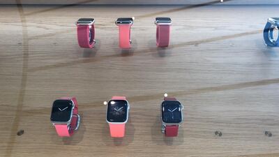 The Apple Watch 4 series. Alkesh Sharma / The National