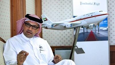 Ali Al Naqbi launched Royal Jet and the Middle East Business Aviation Association. Ravindranath K / The National