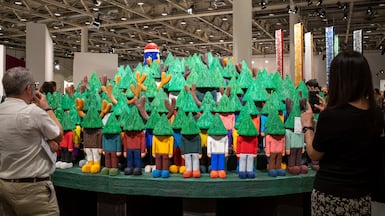 The artwork Tree, Forest, Mountain (2025) by Japanese artist Yuichi Hirako is on display at Art Unlimited in the international art show Art Basel 2026 in Basel, Switzerland. EPA