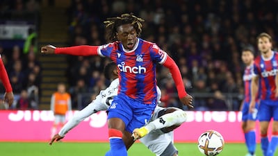Crystal Palace's Eberechi Eze in action. Reuters