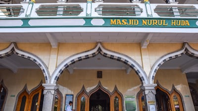Nurul Huda Gelgel Mosque in Bali, Indonesia