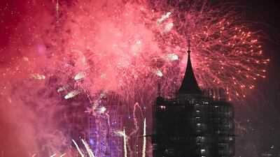 Big Ben rang in the new decade after being silent all year long for renovations. Getty Images