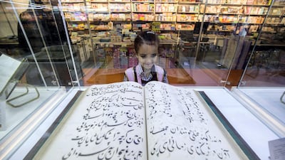 The Sharjah International Book Fair provides the ideal opportunity to inspire children to read books. Leslie Pableo for The National