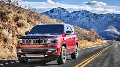 The new Jeep Wagoneer will be available in the first quarter of 2022 in the UAE