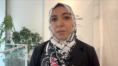 Wafaa Shamallakh is a British Palestinian medical interpreter based in London. Lemma Shehadi / The National