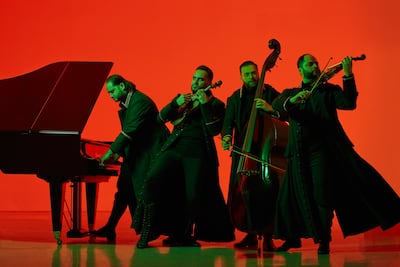 From Vivaldi to jazz, the Janoska Ensemble reworks classics in its trademark style. Photo: ROHM