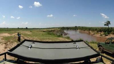 The view over the Mara River on a morning safari in the Masai Mara National Reserve. Srinivasan Iyer / The National