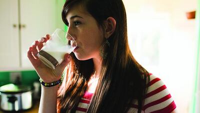 Teenagers should consume three cups of dairy a day.