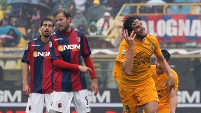 Verona, in yellow, have played excellent football since being promoted to Serie A football.
