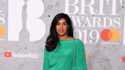 Tina Daheley in emerald green. Photo: Getty