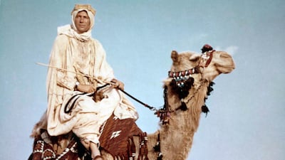 Peter O'Toole in 'Lawrence of Arabia'. Courtesy Columbia Pictures
