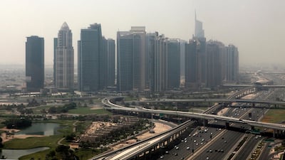 Conditions should be clearer this week after last week's heavy fog. Pictured, JLT in Dubai. Jeffrey E Biteng / The National