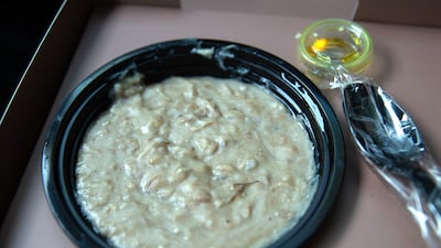 Harees is a traditional dish that is eaten across the Arabian Gulf. All photos: Victor Besa / The National