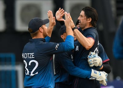 Namibia could struggle to replace the now-retired David Wiese. AFP