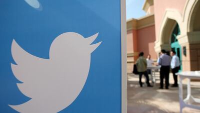 A study by Northwestern University has found that Twitter use among Emiratis had ‘fallen significantly’ in the past two years. Pawan Singh / The National
