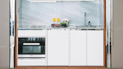 A view of the built-in kitchen facilities. Courtesy The Heart of Europe