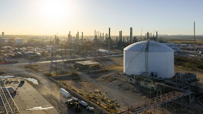 The Big Spring refinery in Texas. What the US has done on the energy side of this war looks like botched improvisation. AFP