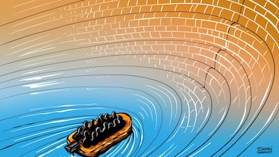 No light at the end of the tunnel for refugees.