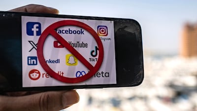 Eight in 10 Australian young people reported that they still access social media. AFP