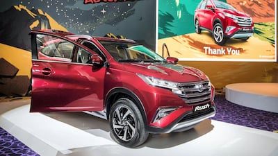 The new Toyota Rush at Palazzo Versace. Leslie Pableo for The National