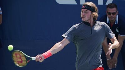 Stefanos Tsitsipas of Greece had arrived in New York for the US Open in red-hot form. EPA