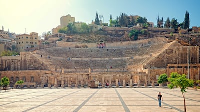 The Roman Amphitheatre in Amman dates back to the second century. Getty Images