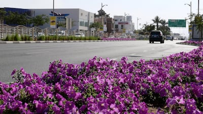 View of the Jumeirah Beach Boad in the Umm Suqeim area of Dubai. This is the arterial road that runs from Umm Suqeim, all the way up into Jumeirah near the Water Canal. Pawan Singh / The National