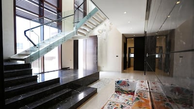 Construction of a second phase including a marina for 110 boats is currently under way. Pictured, the inside view of the type 4 seven bedroom villa. Pawan Singh / The National