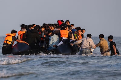 Migrants have been crossing the Channel in record numbers in 2025. AFP