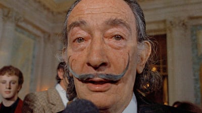 The remains of artist Salvador Dali were exhumed following a paternity suit by a woman named by Pilar Abel, 61 from the nearby city of Girona. His moustache was exactly the same. "The handlebars of his moustache were still 'marking (the time of) 10 past 10'" as he wished, said Narcís Bardalet, Dalí’s embalmer. AP