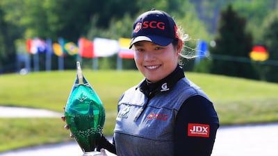 The trophy given out at the Manulife LPGA Classic, held every year in Ontario, Canada, in an odd one because it looks like an Easter egg. Getty Images