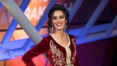 Moroccan presenter Nabila Kilani attends the 18th annual Marrakech International Film Festival, in Marrakech, Morocco, on Wednesday, December 4, 2019. AFP