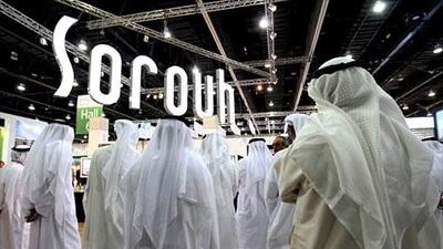 Sorouh shares lost 2.9 per cent in trading yesterday. Jaime Puebla / The National