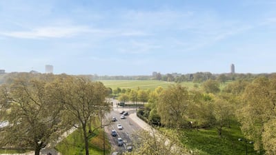 The view over Hyde Park from the Connaught Place scheme. Courtesy Redrow Homes