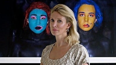 "Since I was 18 my presents have always been artworks and I just continued," saysGarance Massart. Jeff Topping /The National