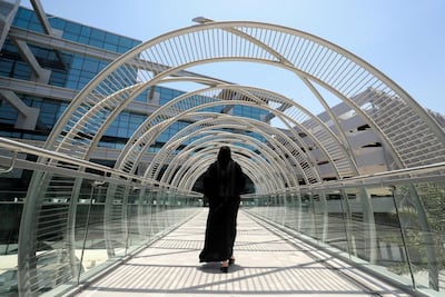 Abu Dhabi, United Arab Emirates - July 17, 2018: Stock images of Khalifa University. Monday, July 17th, 2018 at Khalifa University, Abu Dhabi. Chris Whiteoak / The National