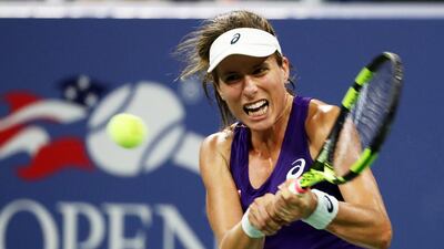 A left foot injury has forced Johanna Konta out of the Dubai Duty Free Tennis Championships. Al Bello / Getty Images