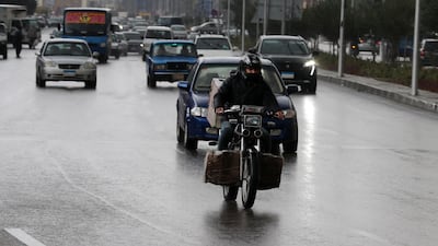 Heavy rain is rare in Egypt, one of the driest countries in the world. EPA
