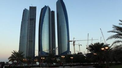 Picture Clue 9: Which company's first hotel in Abu Dhabi operates in these towers?