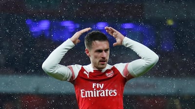 In his 11 years at Arsenal, Aaron Ramsey has been used in a variety of positions, often deeper on the pitch than he would regard as ideal. Eddie Keogh / Reuters