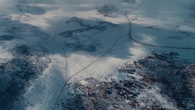 Heavy rain and snowfall in the province of Al Ahsa.