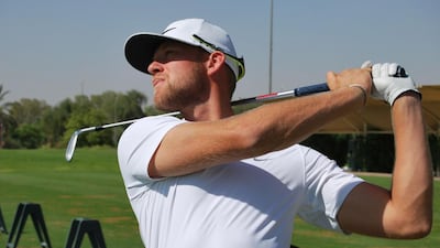 Joshua White is keen to get his Mena Tour Order of Merit title defence underway, despite a lack of practice in recent weeks. Photo courtesy: Mena Golf Tour